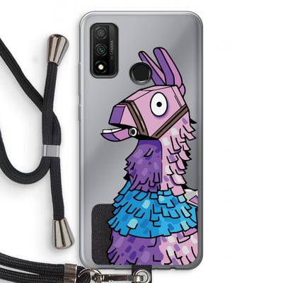 Lama: Huawei P Smart (2020) Transparant Hoesje met koord