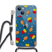 Chicken 'n Fries: iPhone 13 mini Transparant Hoesje met koord