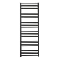Crosswater MPRO handdoekradiator - 138x48cm - 568 watt - mat zwart MP48X1380MB
