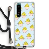 Citroenen: Sony Xperia 5 III Transparant Hoesje met koord