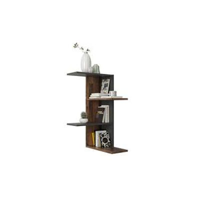 Wandrek Jena - donkerbruin/grijs - 77,5x45x45 cm - Leen Bakker