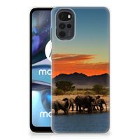 Motorola Moto G22 TPU Hoesje Olifanten