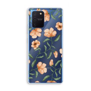 Peachy flowers: Samsung Galaxy Note 10 Lite Transparant Hoesje