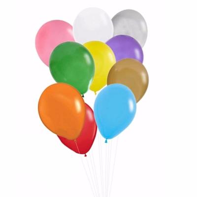 Feest en verjaardag versiering ballonnen - 50x stuks - multi kleuren - 27 cm
