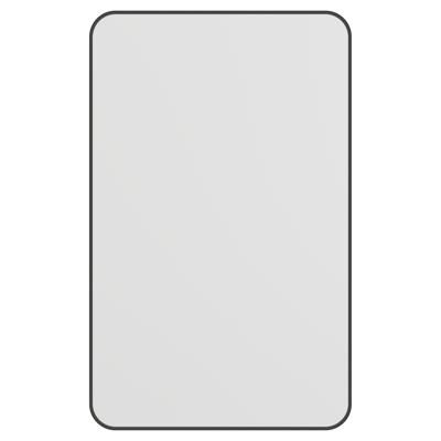 Spiegel Haceka Deco Rechthoek Afgeronde Hoeken 80x50cm Mat Zwart