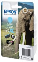 Epson Elephant Singlepack Light Cyan 24XL Claria Photo HD Ink - thumbnail