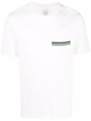 Paul Smith t-shirt à poche poitrine - Blanc