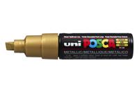 Paintmarker uni posca pc8k b schuin goud