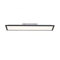 Paul Neuhaus Led plafondlamp Flat 80 bij 25cm zwart 14741-18 - thumbnail