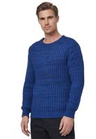 Rusty Neal - Trui Heren - Blauw - Casual - Stijlvol