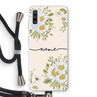 Daisies: Samsung Galaxy A70 Transparant Hoesje met koord