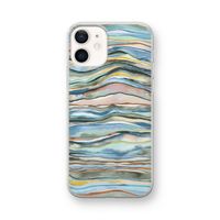 Watercolor Agate: iPhone 12 mini Transparant Hoesje