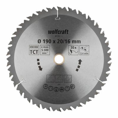 Cirkelzaagblad Wolfcraft 6735000