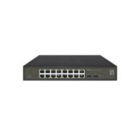 LevelOne ges-2118 hilbert 18-port smart lite managed l2 switch, 16x rj45 gigabit, 2x sfp, 1000 mbps LevelOne ges-2118 hilbert 18-port smart lite managed l2 switch, 16x rj45 gigabit, 2x sfp, 1000 mbps