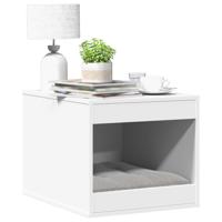 VidaXL Kattenbakkast 47x59x42 cm bewerkt hout wit
