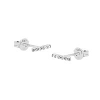 Karma Oorbellen Zirconia Diana | Zilver