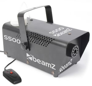 BeamZ compacte metalen rookmachine S500 met rookvloeistof
