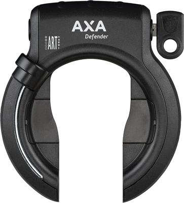 Axa defender - hoogwaardig frameslot - 12 art - zwart glans