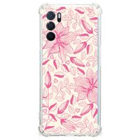 OPPO A16 | A16s | A54s Case Pink Flowers