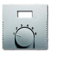 Busch-Jaeger 2CKA001710A3761 Temperatuurregelaar Afdekking Puur RVS RVS 1 stuk(s)