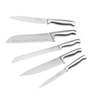 Set van 5 professionele keukenmessen - NIROSTA - Roestvrij staal - 24 tot 33,5 cm