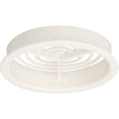 Ventilatierooster rond 66 mm Crème - Heering (0605)