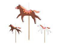 Taartkaarsjes paarden Beautiful Horses (3st)