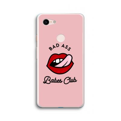 Badass Babes Club: Google Pixel 3 XL Transparant Hoesje