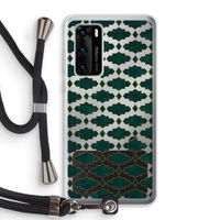 Moroccan tiles: Huawei P40 Transparant Hoesje met koord