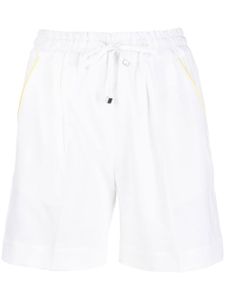 Kiton short de sport à liserés contrastants - Blanc