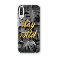 Stay wild: Samsung Galaxy A70 Transparant Hoesje
