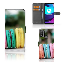 Motorola Moto E20 | E30 | E40 Book Cover Macarons