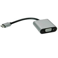 Value 12.99.3200 Adapterkabel [1x USB-C stekker - 1x VGA-bus] Zwart 0.10 m