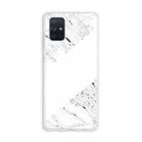 Biggest stripe: Galaxy A71 Transparant Hoesje