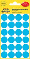 Avery Gekleurde Markeringspunten, blauw, Ø 18,0 mm, permanent klevend - thumbnail