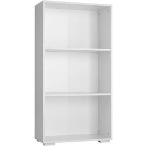 tectake - Boekenrek Lexi- 3 vakken- wit- 403606