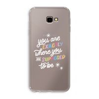 Right Place: Samsung Galaxy J4 Plus Transparant Hoesje
