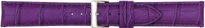 Horlogeband Poletto 454.17A.20 Leder Violet 20mm