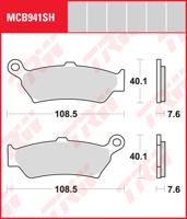 TRW Remblokken, en remschoenen voor de moto, MCB941SH