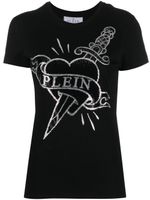 Philipp Plein t-shirt à logo strassé - Noir - thumbnail