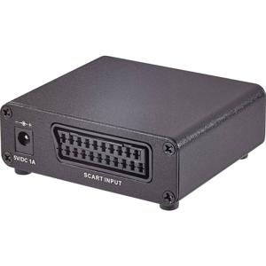 SpeaKa Professional AV Converter SP-SC/HD-02 [SCART - HDMI, Jackplug] 1920 x 1080 Pixel