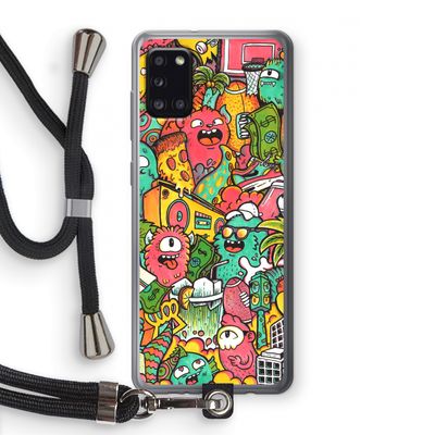 Vexx City: Samsung Galaxy A31 Transparant Hoesje met koord