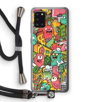 Vexx City: Samsung Galaxy A31 Transparant Hoesje met koord