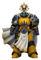 Warhammer Imperial Fists Action Figure Librarian Consulwith Force Axe and Bolt Pistol 12 cm