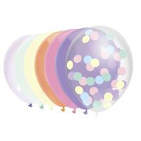 Ballon haza uni 30cm 10 stuks pastel assorti