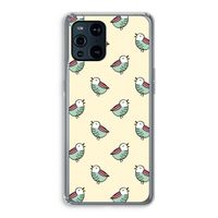 Vogeltjes: Oppo Find X3 Pro Transparant Hoesje