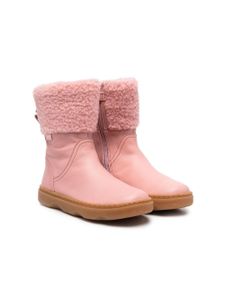 Camper Kids bottines en peau lainée artificielle - Rose