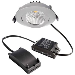 Deko Light 565356 Dione LED-inbouwlamp Energielabel: F (A - G) LED LED vast ingebouwd 8.50 W Zilver-grijs