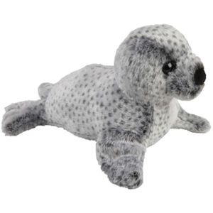 Pluche knuffel dieren grijze Zeehond pup van 35 cm