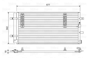 Airco condensor 814419